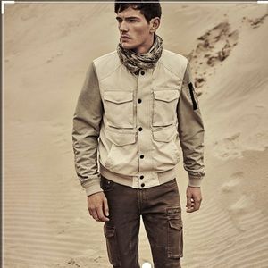 BNWT- Ashvale Nylon Cotton Bicolor Jacket
